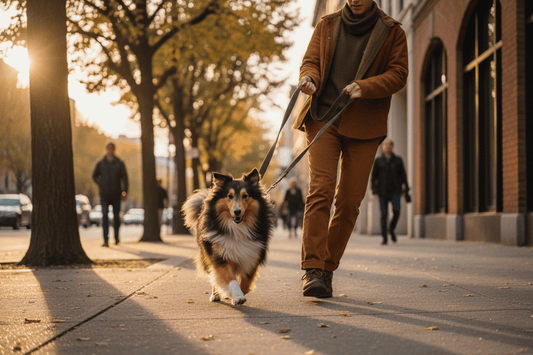 Chien qui tire en laisse avec un harnais : causes et solutions 2026 - ToutouZEN