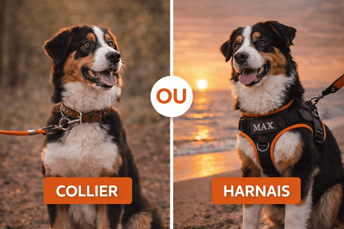 Collier ou harnais pour chien : lequel choisir pour plus de confort ? - ToutouZEN