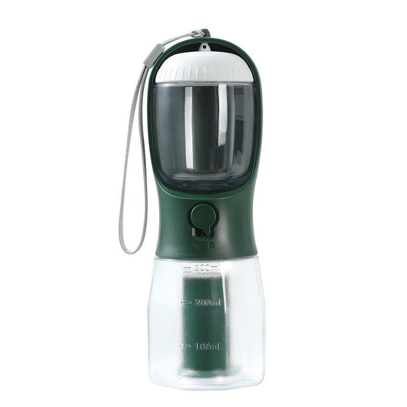 Gourde 3 - en - 1 pour Chien - Eau, Croquettes & Distributeur de Sacs pour Balades Faciles - ToutouZEN