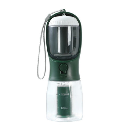 Gourde 3 - en - 1 pour Chien - Eau, Croquettes & Distributeur de Sacs pour Balades Faciles - ToutouZEN