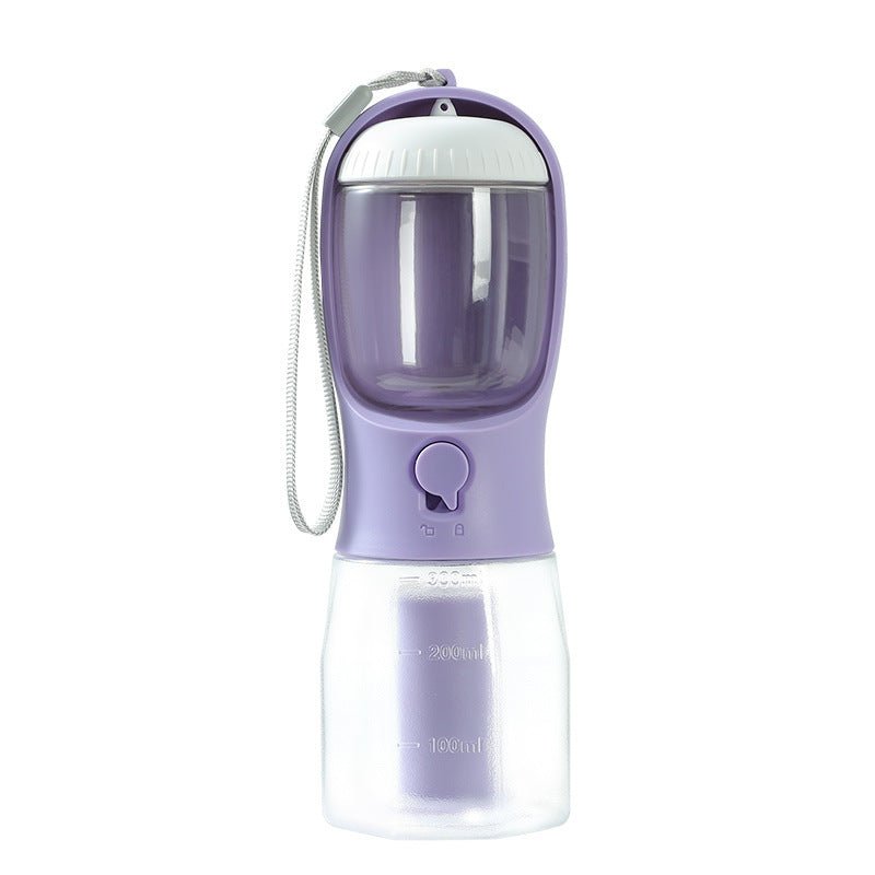 Gourde 3 - en - 1 pour Chien - Eau, Croquettes & Distributeur de Sacs pour Balades Faciles - ToutouZEN