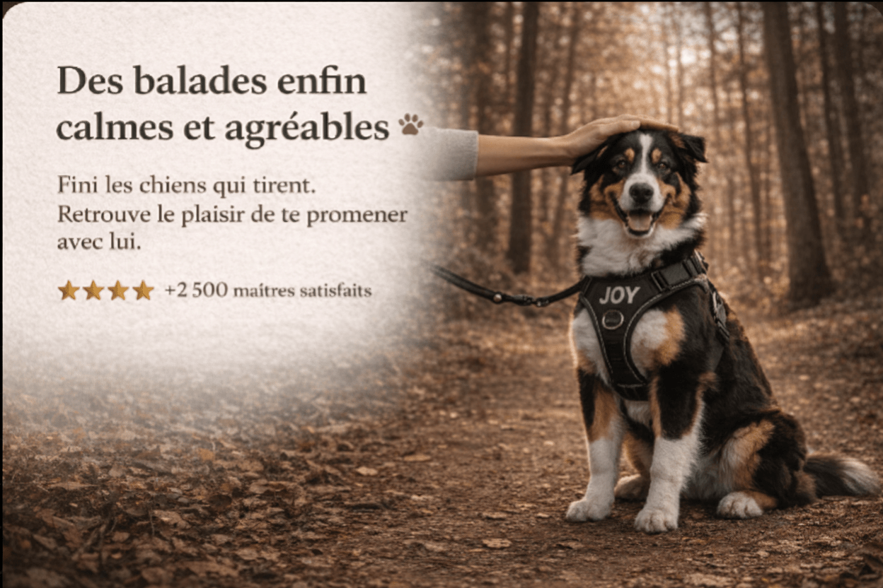 Harnais Anti Traction Personnalisé - ToutouZEN