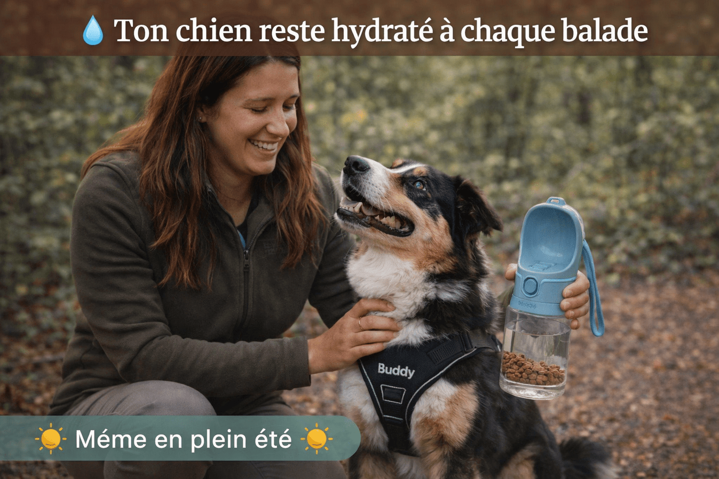Harnais chien anti traction personnalisé – balades sans stress et contrôle total - ToutouZEN