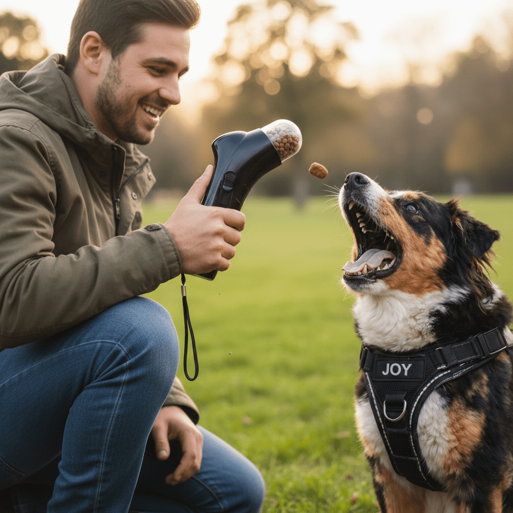 Lance Friandise Interactif pour Chien - Jeu Ludique, Exercice & Plaisir en Balade - ToutouZEN