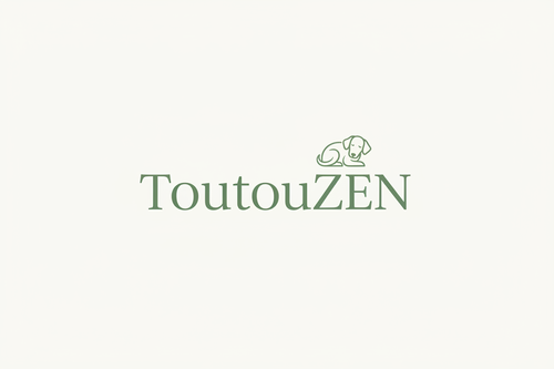 Logo ToutouZEN - Option B Vert sauge
